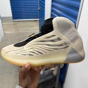 Yeezy Beige and Black Sneakers